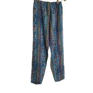Vintage Geometric Print Pants Size Large